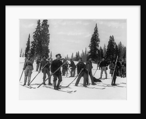 A Ski Brigade, c.1910-20 by Detroit Publishing Co.