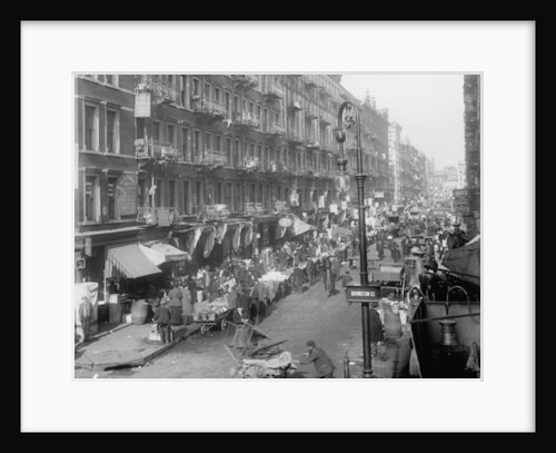 The Ghetto, New York, N.Y. by Detroit Publishing Co.