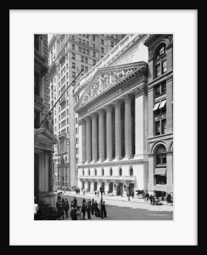 New York Stock Exchange, c.1904 by Detroit Publishing Co.