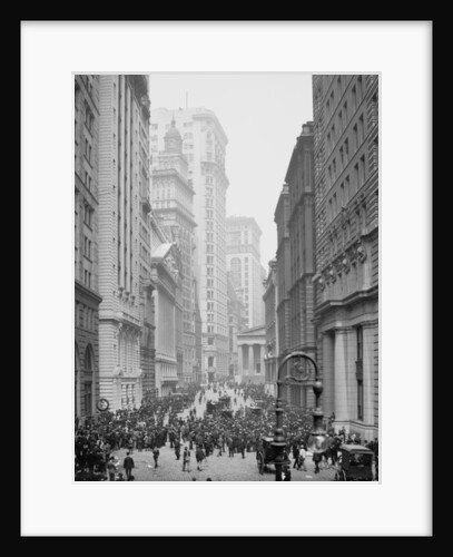 Broad Street, New York City, c.1905 by Detroit Publishing Co.