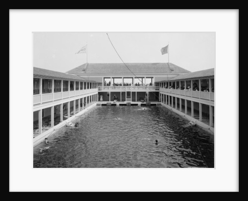 Bathing pool in the casino, Palm Beach, Florida by Detroit Publishing Co.