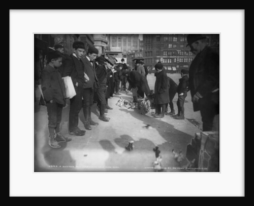 A gutter toy merchant, New York City, 1903 by Detroit Publishing Co.