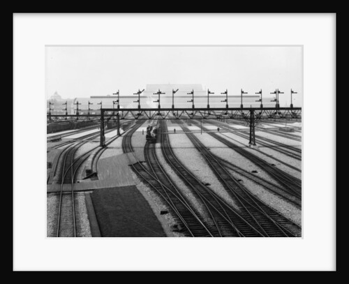 Switch yards, Union Station, Washington, D.C., c.1907-10 by Detroit Publishing Co.
