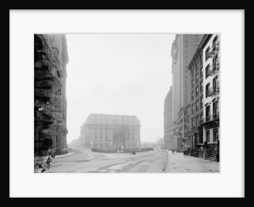 Custom House and Bowling Green, New York, N.Y., c.1907-10 by Detroit Publishing Co.