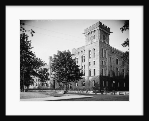 The Academic Building, cadets returning from mess, West Point, N.Y., c.1900-15 by Detroit Publishing Co.