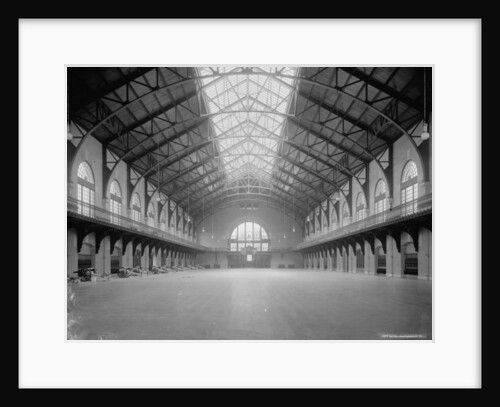 Interior of Armory, U.S. Naval Academy, Annapolis, Maryland, c.1900-06 by Detroit Publishing Co.