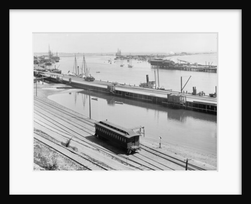 The Harbor, San Pedro, California by Detroit Publishing Co.