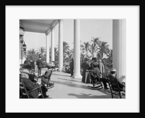 Veranda of the Hotel Royal Palm, Miami, Florida, c.1905 by Detroit Publishing Co.