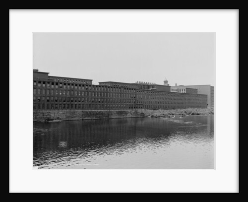 Mills on the Merrimack River, Lowell, Massachusetts, c.1908 by Detroit Publishing Co.