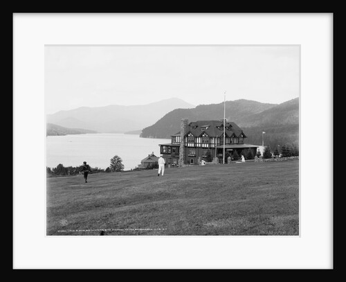 Lake Placid and Whiteface Mountain from Stevens House, Adirondack Mountains, N.Y., c.1909 by Detroit Publishing Co.