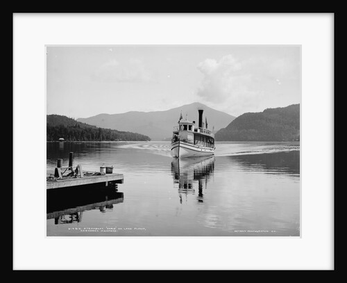 Steamboat Doris on Lake Placid, Adirondack Mountains, c.1902 by Detroit Publishing Co.