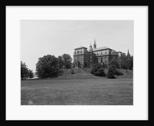 East end of main building, Wellesley College, Massachusetts, c.1900 by Detroit Publishing Co.