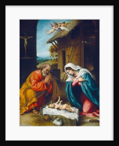 The Nativity, 1523 by Lorenzo Lotto
