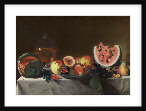 Still Life with Fruit and Carafe, c.1610/1620 by Pensionante de Saraceni