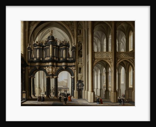 A Church Interior, 1642 by Dirck van Delen