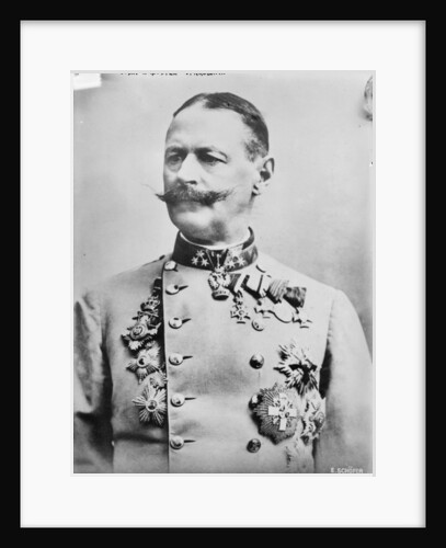 War Minister V. Krobatin, 1914 by Photographer Austrian