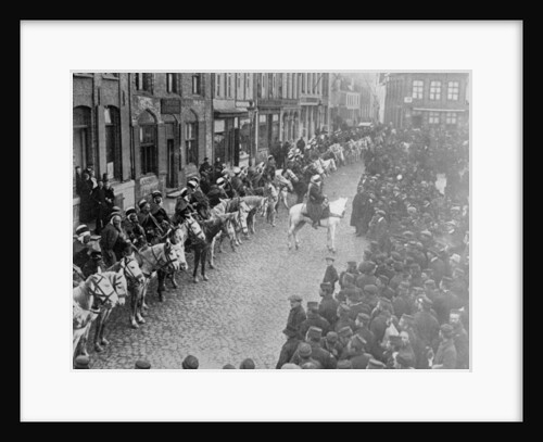 Spahis of Algeria at Furnes, 1914-15 by Photographer Belgian