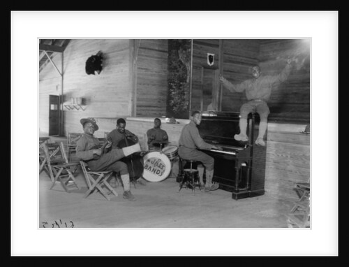 US Army Jazz Band, 1914-18 by American Photographer