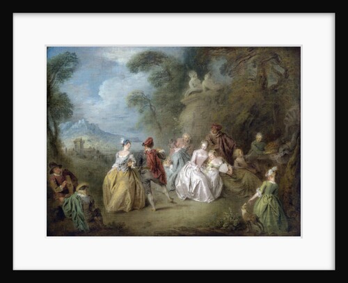 Courtly Scene in a Park, c.1730-35 by Jean-Baptiste Joseph Pater