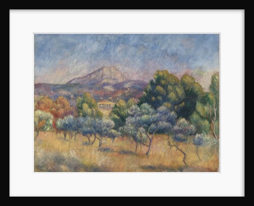 Mount of Sainte-Victoire, c.1888-89 by Pierre Auguste Renoir