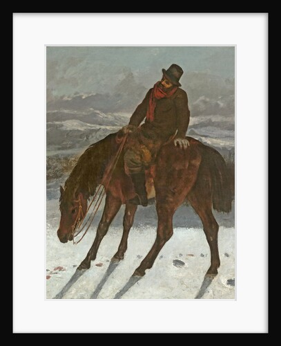 Hunter on Horseback, c.1864 by Gustave Courbet