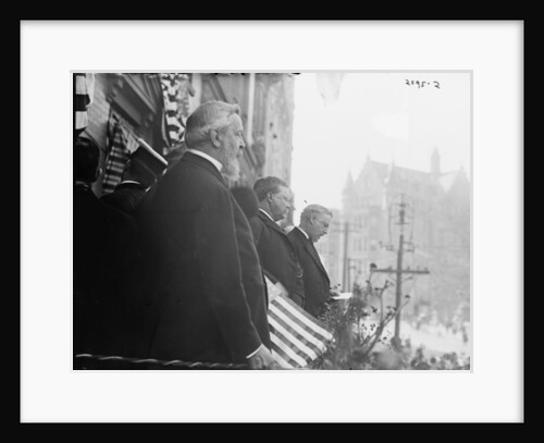 Theodore Roosevelt overlooking a street by Anonymous