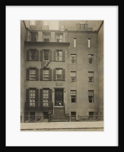 Birthplace of Theodore Roosevelt, New York City, 1923 by Anonymous