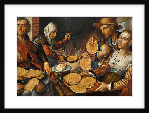 The Pancake Bakery, 1560 by Pieter Aertsen
