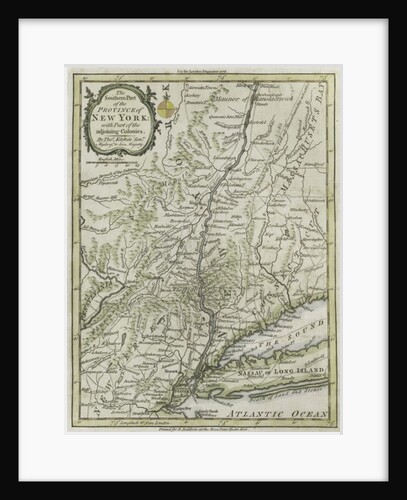 The southern part of the Province of New York, with part of the adjoining colonies, 1778 by Anonymous