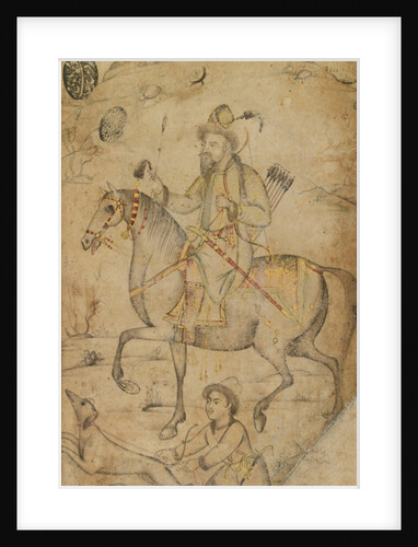 Hunter on a Horse by Mughal School