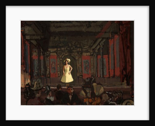 Gatti’s Hungerford Palace of Varieties. Second Turn of Katie Lawrence c.1888 by Walter Richard Sickert