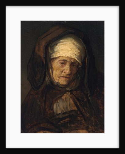 Head of an Aged Woman, 1655-60 by Rembrandt Harmensz. van Rijn