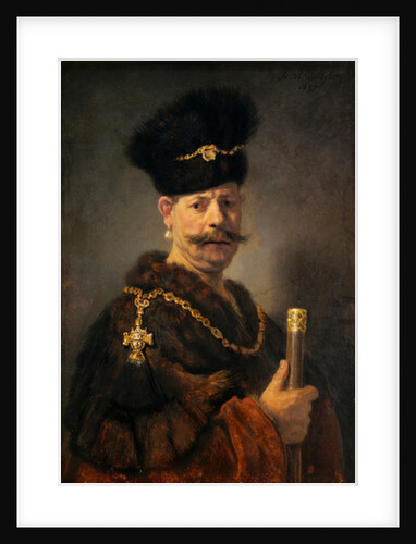 A Polish Nobleman, 1637 by Rembrandt Harmensz. van Rijn