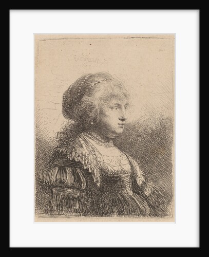 Saskia with Pearls in Her Hair, 1634 by Rembrandt Harmensz. van Rijn