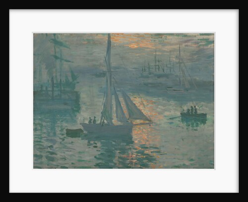 Sunrise, 1873 by Claude Monet