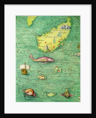 Iceland by Battista Agnese