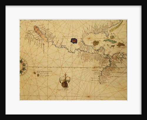 Central America by Battista Agnese