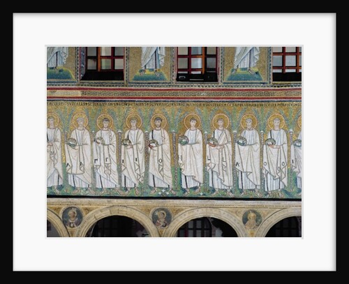 Group of saints and martyrs by Byzantine School