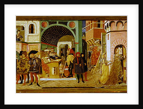 The Story of Susanna, front panel of a wedding chest, c.1450 by Giovanni di Ser Giovanni