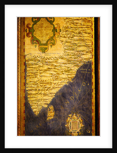 Map of the Indian Peninsula by Stefano Buonsignori