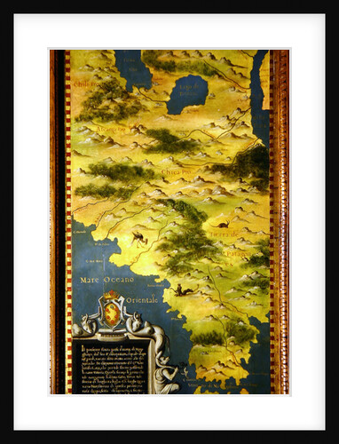 Map of the Strait of Magellan by Stefano Buonsignori