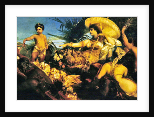 Cleopatra, 1875 by Hans Makart