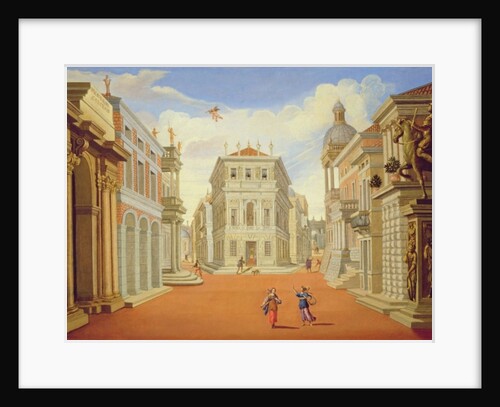 Act II, scenes I and VIII by Giacomo Torelli