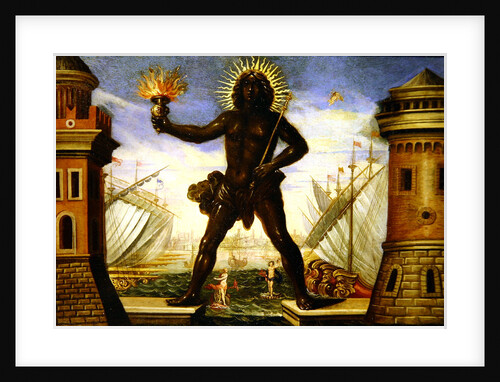 Prologue: the Harbour with the Colossus of Rhodes by Giacomo Torelli