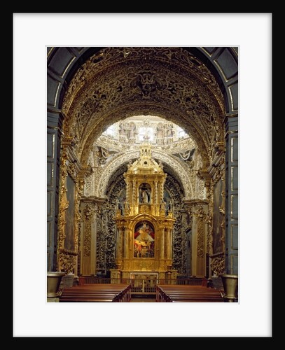 Chapel interior by Anonymous
