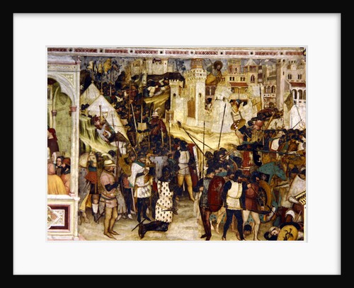 The Battle of Clavigo by Altichiero da Zevio