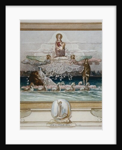 Illustration from Dante's 'Divine Comedy', Purgatory, Canto V: 122, 1921 by Franz von (1866-1924) Bayros