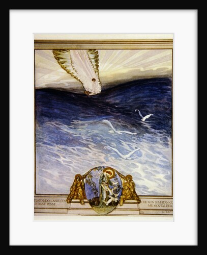 Illustration for Dante's 'Divine Comedy', Purgatory, Canto II: 35, 1921 by Franz von (1866-1924) Bayros