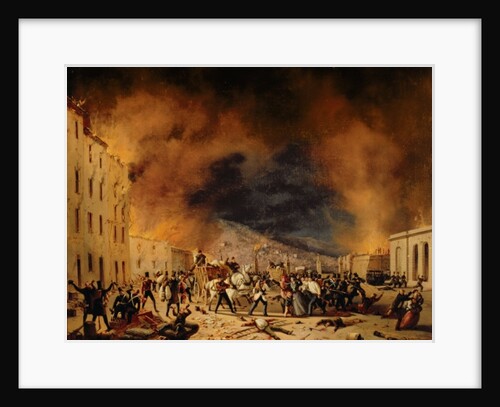 The Battle of 31st March in defence of Porta Torrelunga in Brescia by Faustino Joli