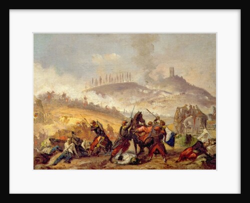 The Battle of Solferino by Italian School